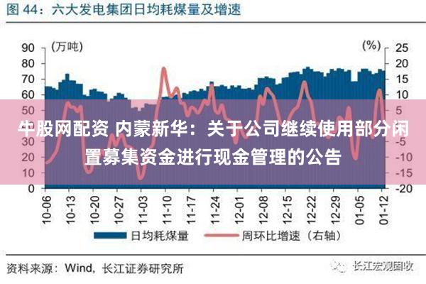 牛股网配资 内蒙新华：关于公司继续使用部分闲置募集资金进行现